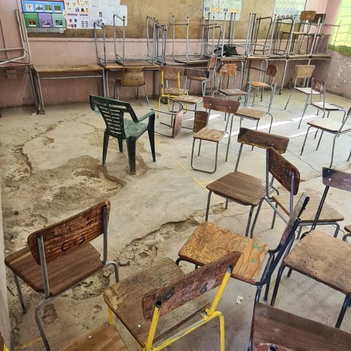 La rénovation de l’école